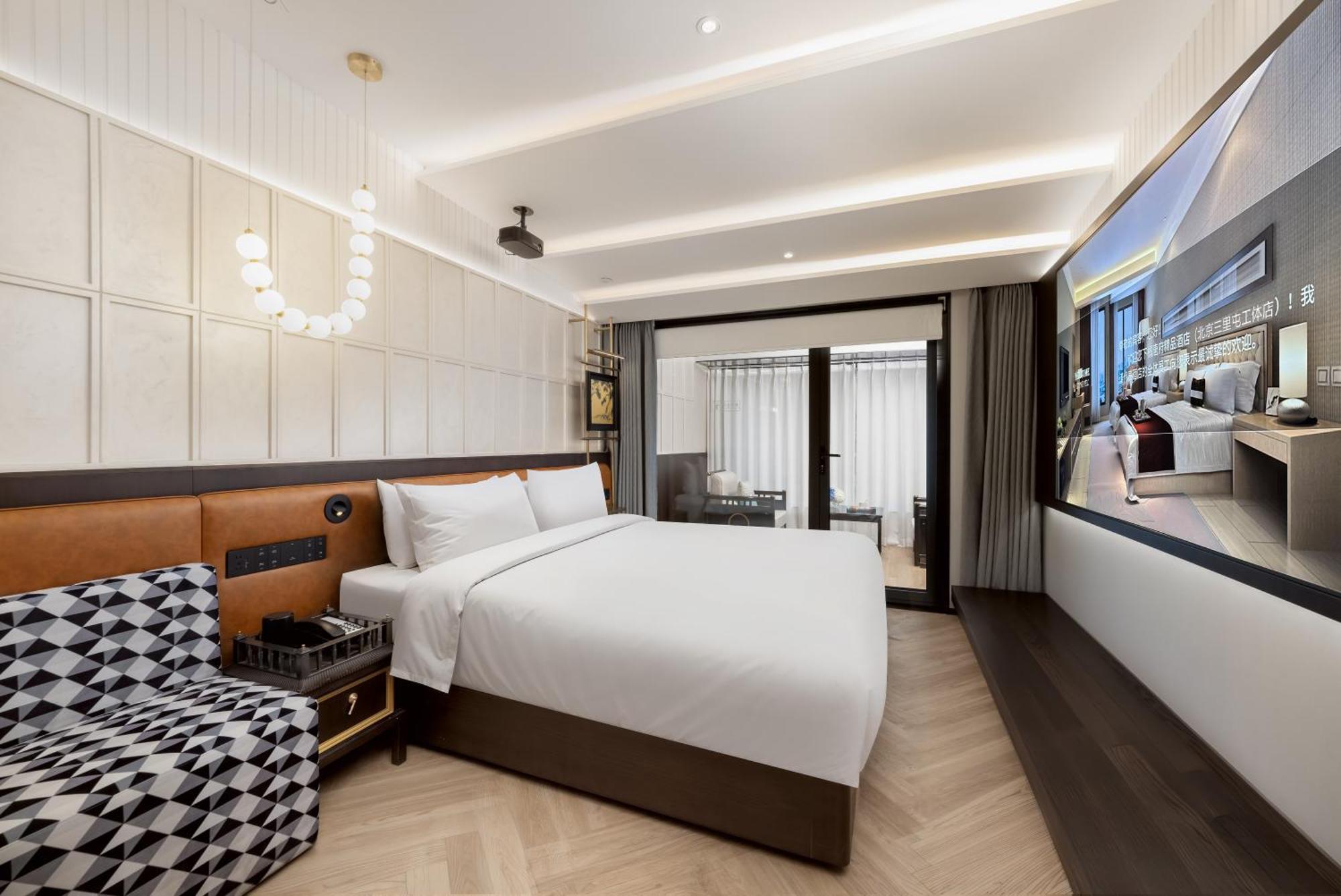 Beijing Tangfu Sanlitun Boutique Hotel---Breakfast, Restaurant And Bar, Close To Tian'Anmen Square Forbidden City Temple Of Heaven, Laundry, Gym, Robot, Ticket Service, Located In City Center Metro Line 2, One Station To Airport Express Buitenkant foto