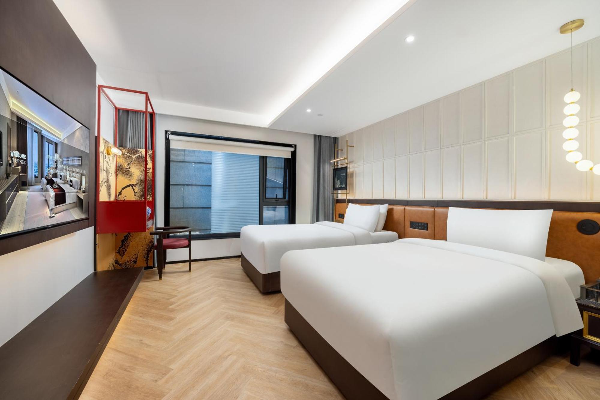 Beijing Tangfu Sanlitun Boutique Hotel---Breakfast, Restaurant And Bar, Close To Tian'Anmen Square Forbidden City Temple Of Heaven, Laundry, Gym, Robot, Ticket Service, Located In City Center Metro Line 2, One Station To Airport Express Buitenkant foto