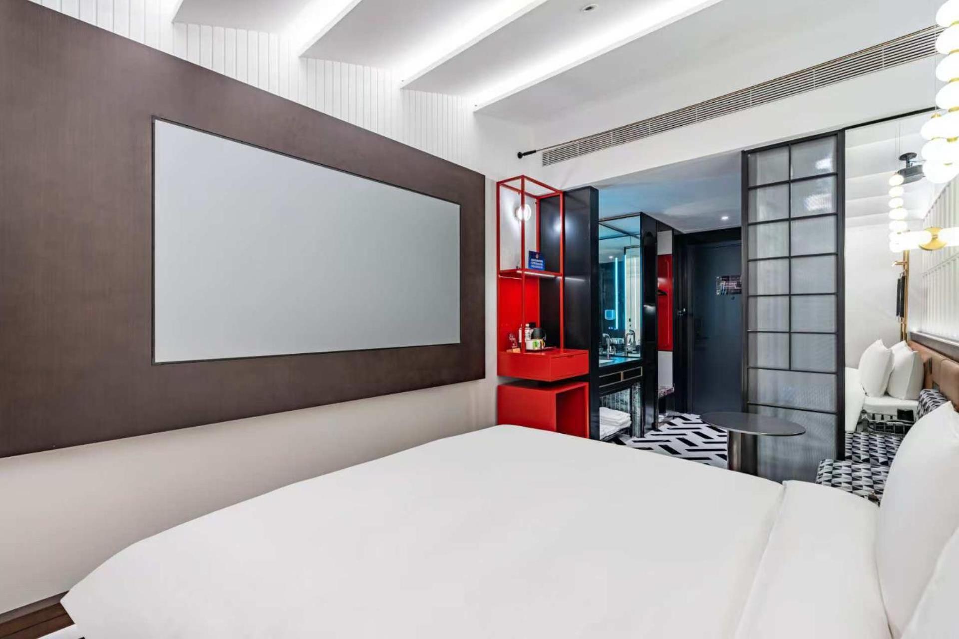 Beijing Tangfu Sanlitun Boutique Hotel---Breakfast, Restaurant And Bar, Close To Tian'Anmen Square Forbidden City Temple Of Heaven, Laundry, Gym, Robot, Ticket Service, Located In City Center Metro Line 2, One Station To Airport Express Buitenkant foto