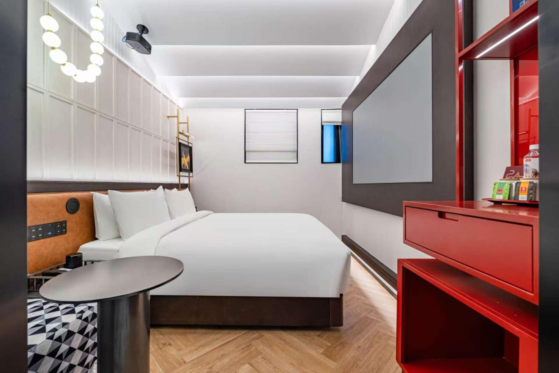 Beijing Tangfu Sanlitun Boutique Hotel---Breakfast, Restaurant And Bar, Close To Tian'Anmen Square Forbidden City Temple Of Heaven, Laundry, Gym, Robot, Ticket Service, Located In City Center Metro Line 2, One Station To Airport Express Buitenkant foto